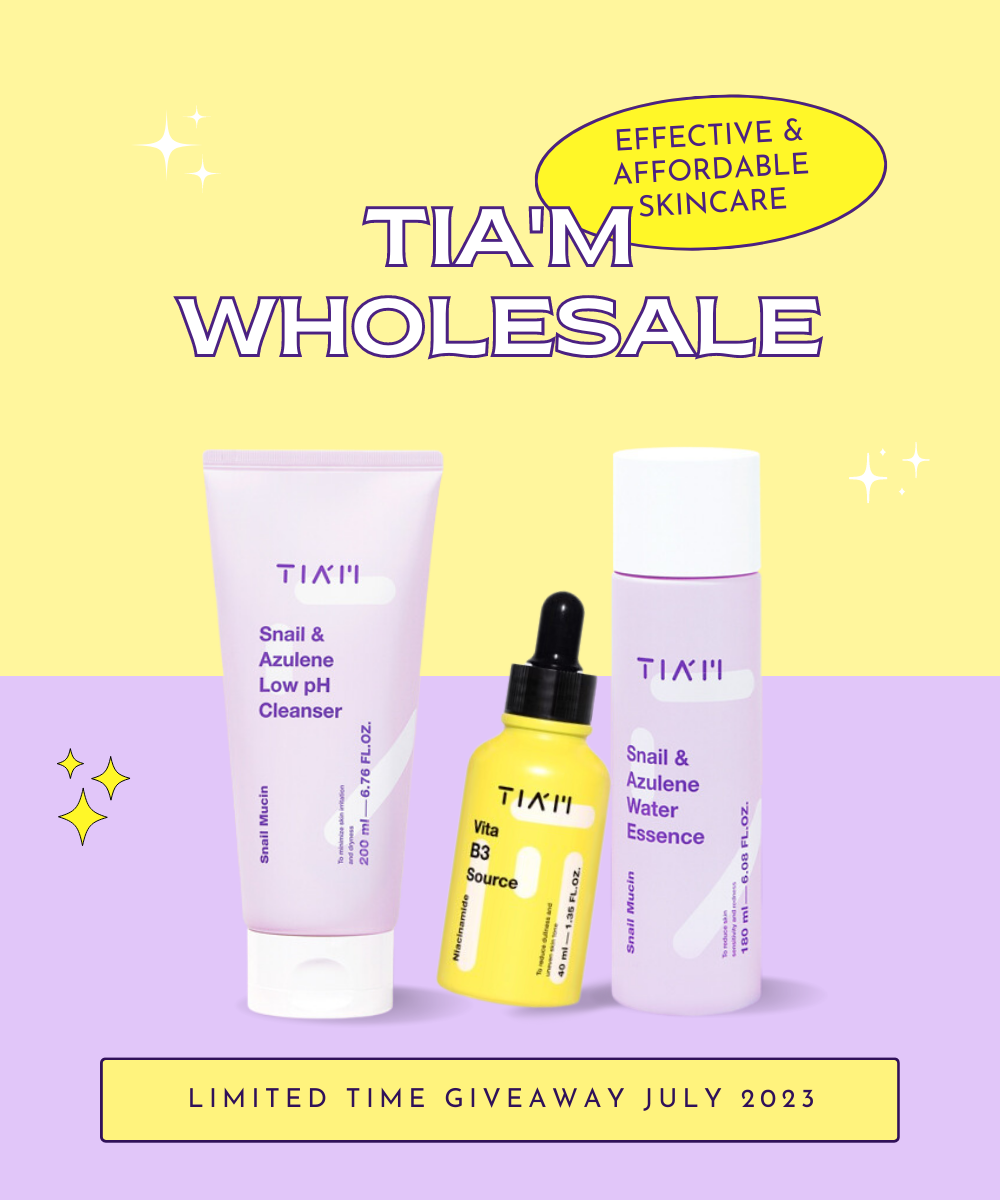 TIA’M for Wholesale, Effective and Affordable Korean Skincare