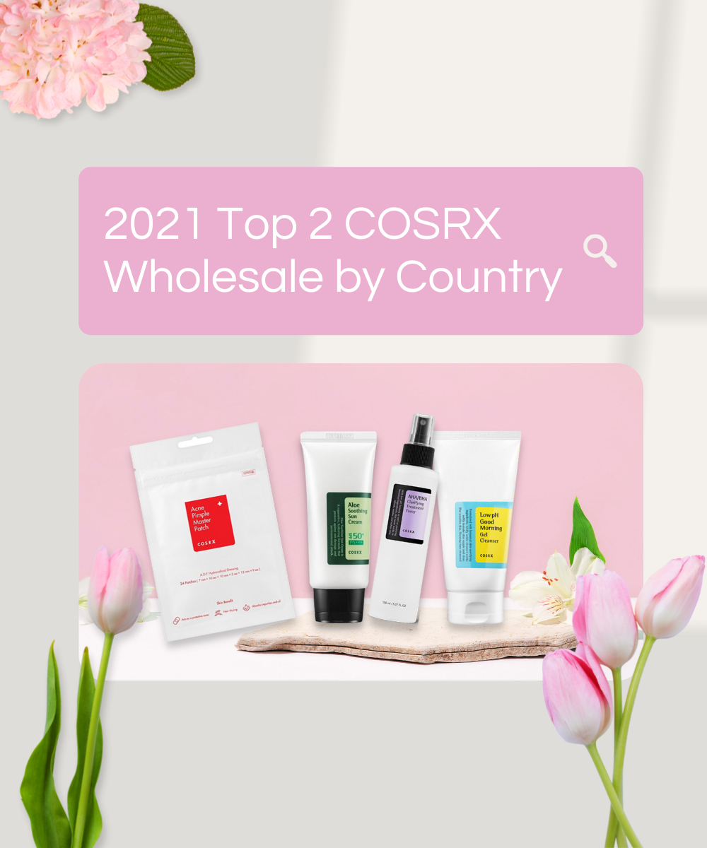 2021 Top 2 COSRX Wholesale by Country