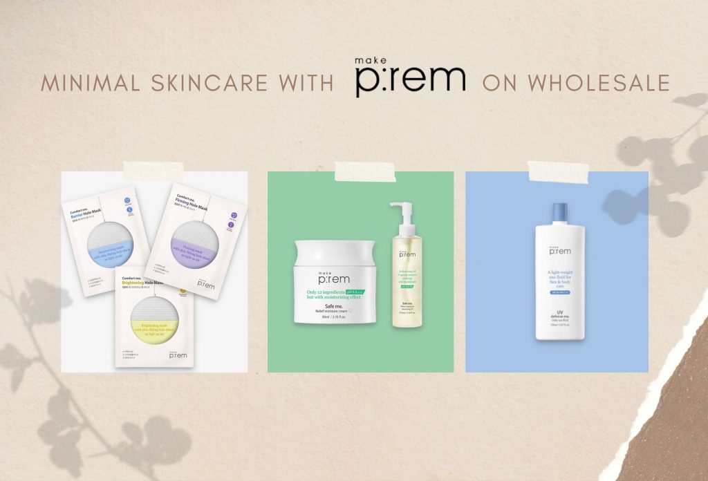 Minimal Skincare with Make Prem on Wholesale at umma