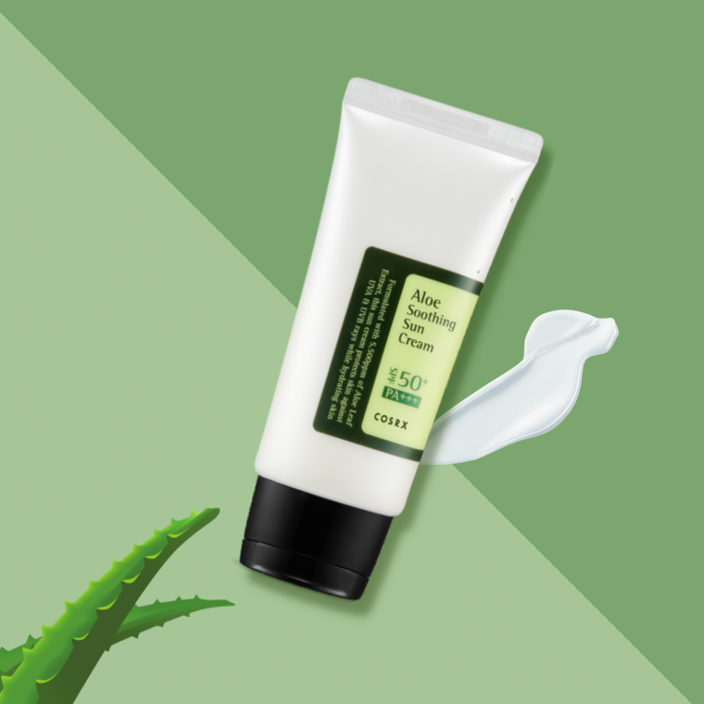 COSRX - Aloe Soothing Sun Cream SPF50+ PA+++ available for wholesale at UMMA.