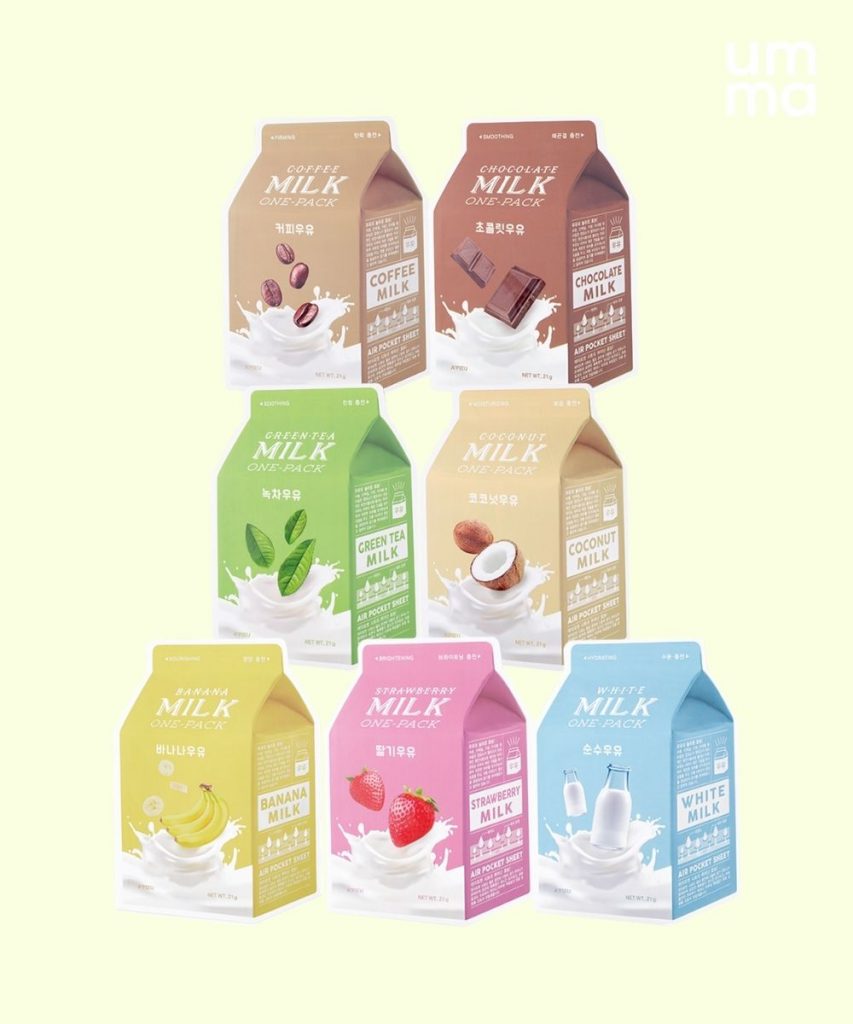 Milk One-Pack masks