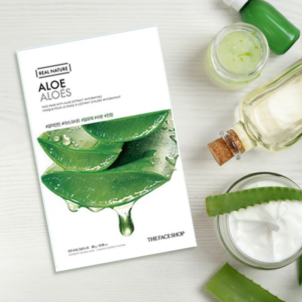 The Face Shop - Real Nature Face Mask with Aloe Extract available for wholesale at UMMA.