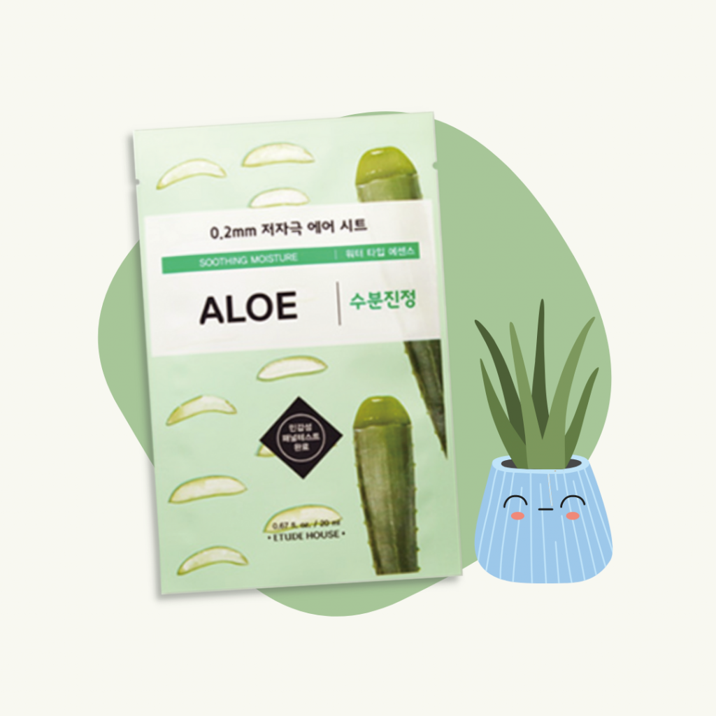 Etude - 0.2 Therapy Air Mask Aloe available for wholesale at UMMA.