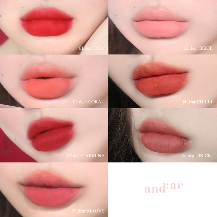 andear matt lip color