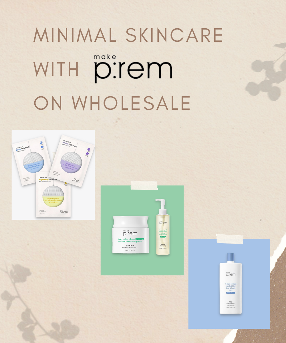Minimal Skincare with Make Prem on Wholesale