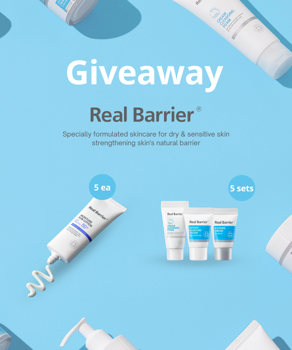 [Closed] Closest to Natural Skin Barrier, Real Barrier Giveaway