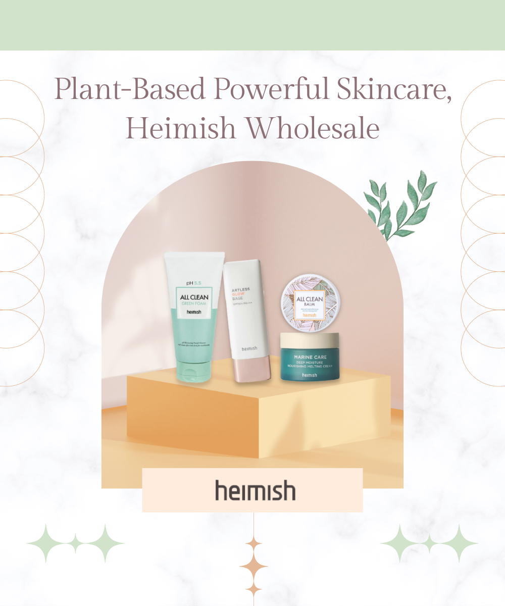 Plant-Based Powerful Skincare, Heimish Wholesale