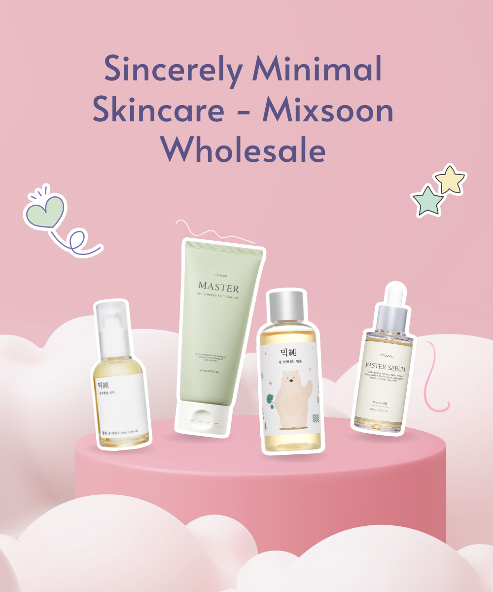 Sincerely Minimal Skincare, Mixsoon Wholesale
