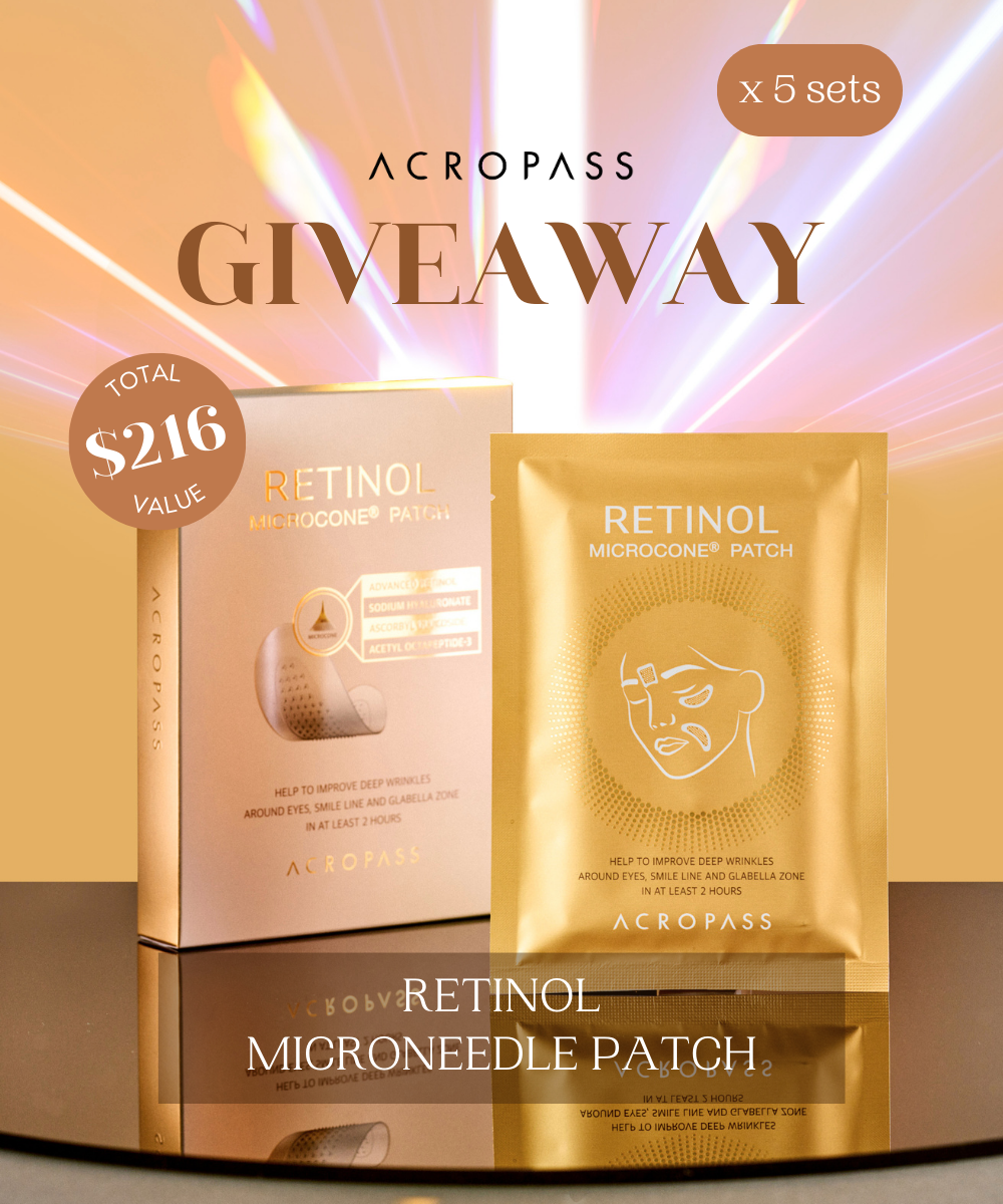 [Closed] ACROPASS Giveaway, Retinol Microneedle Patch