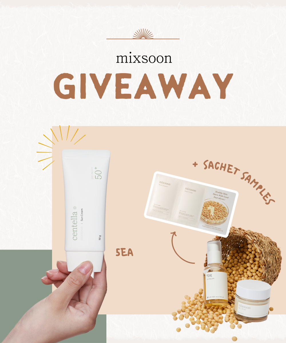 [closed] Healthy Skin Start, Mixsoon Giveaway