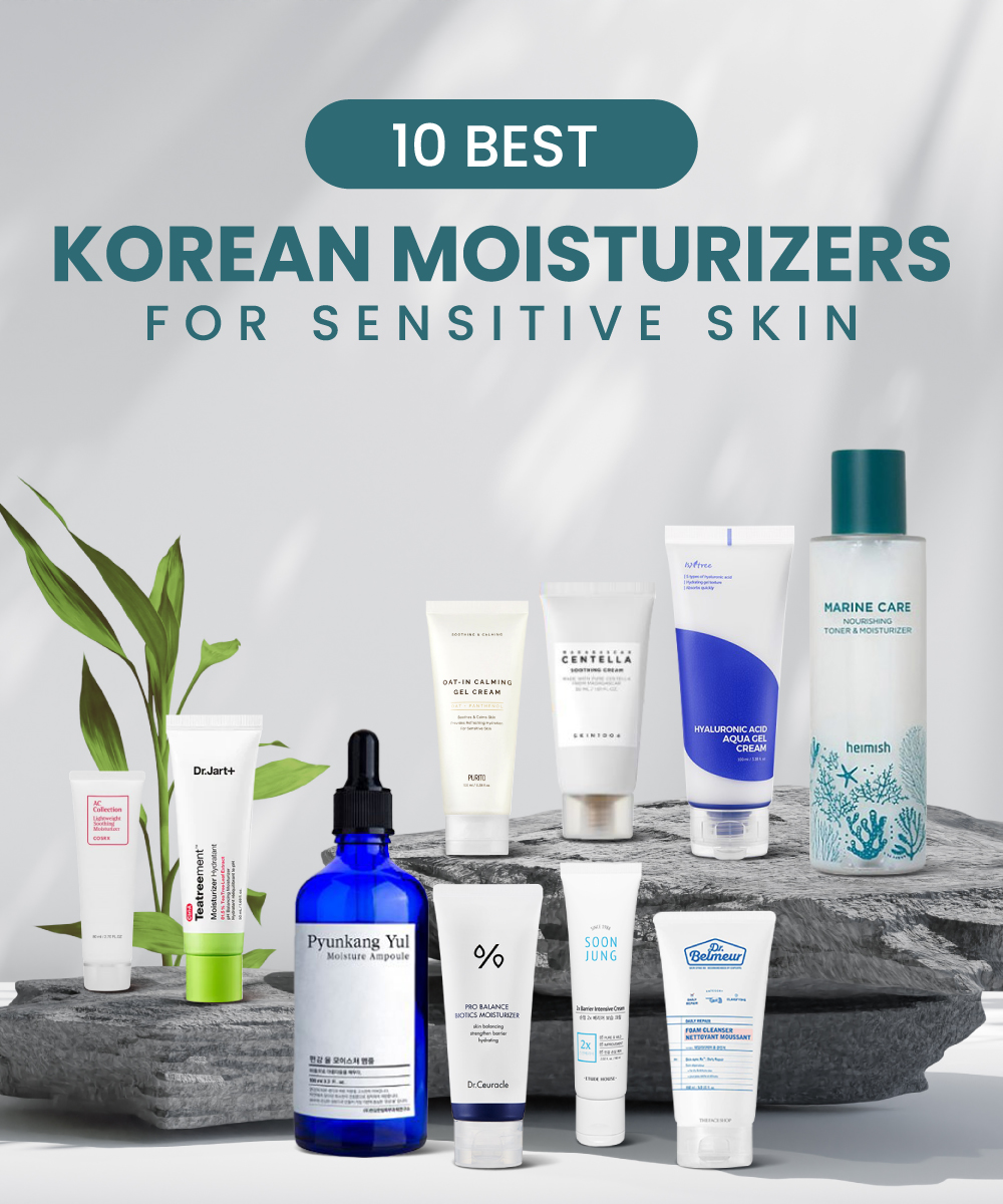 10 Best Korean Moisturizers for Sensitive Skin