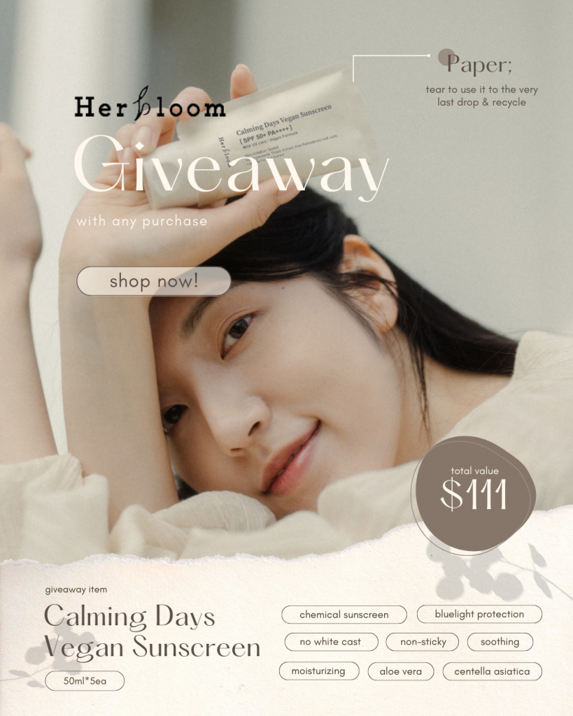 Herbloom limited time giveaway at UMMA