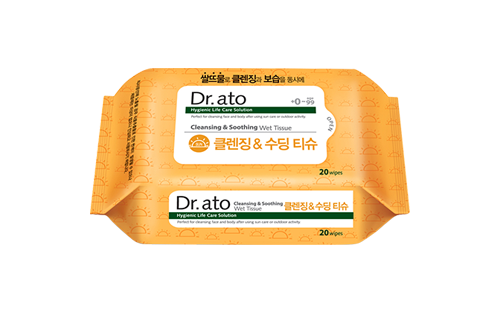 Dr.ato Cleansing & Soothing Wet Tissue wholesale