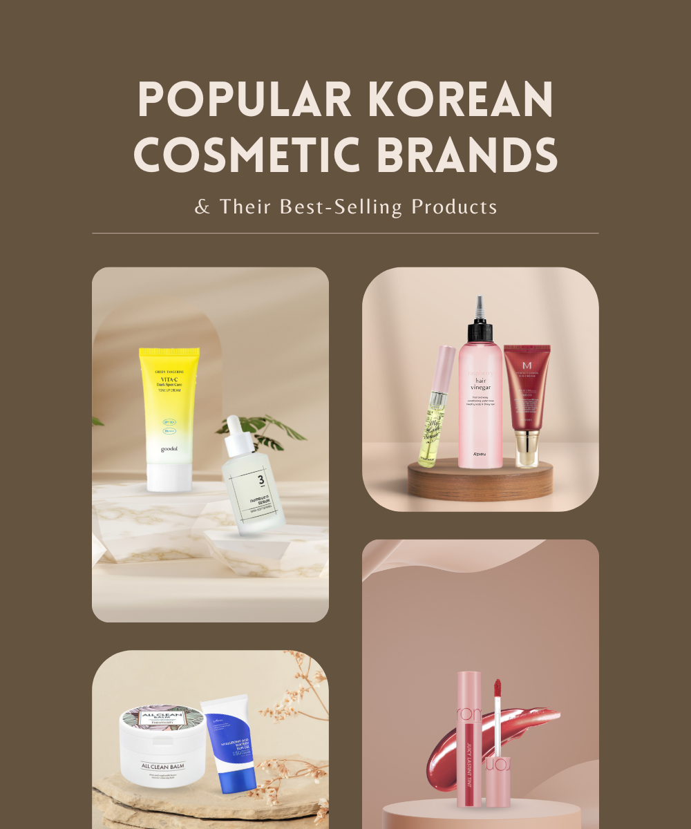 Popular Korean Cosmetic Brands & Their Best-Selling Products