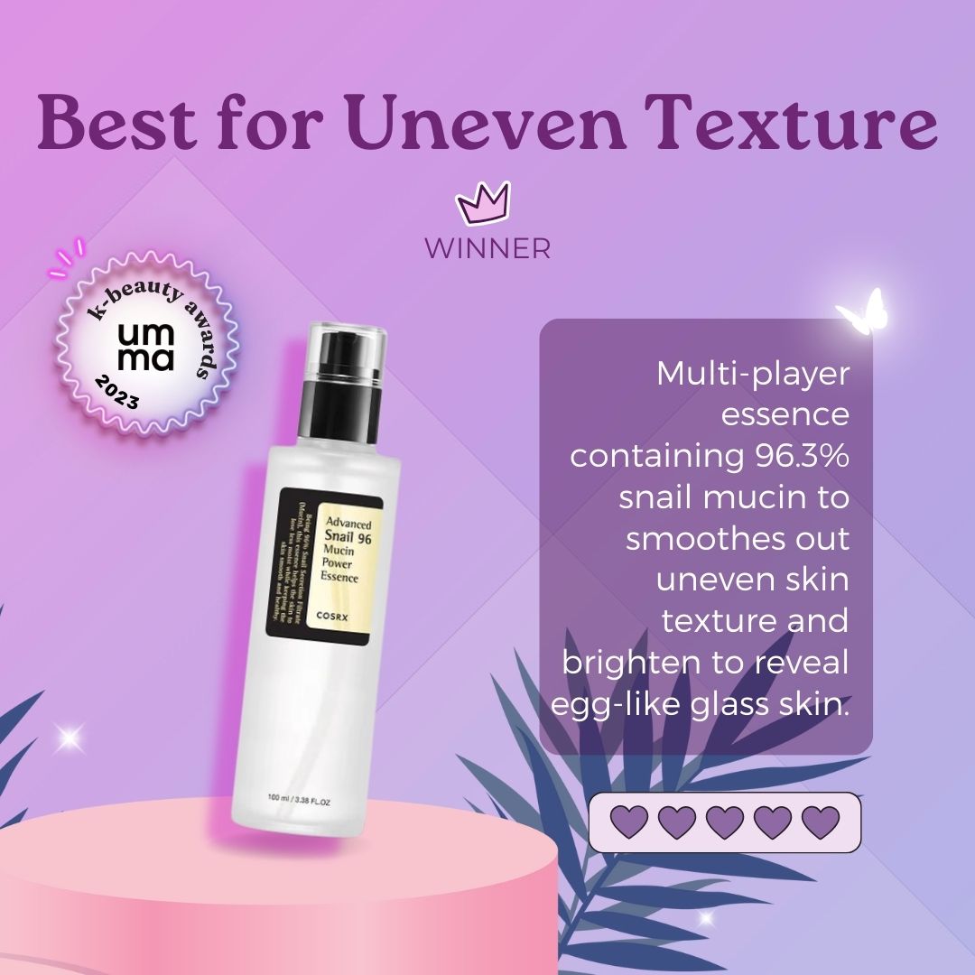 Best for Uneven Skin Texture Winner