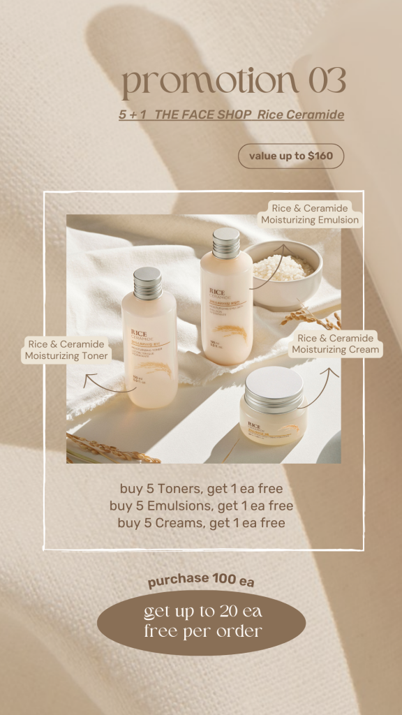THE FACE SHOP limited time giveaway at UMMA