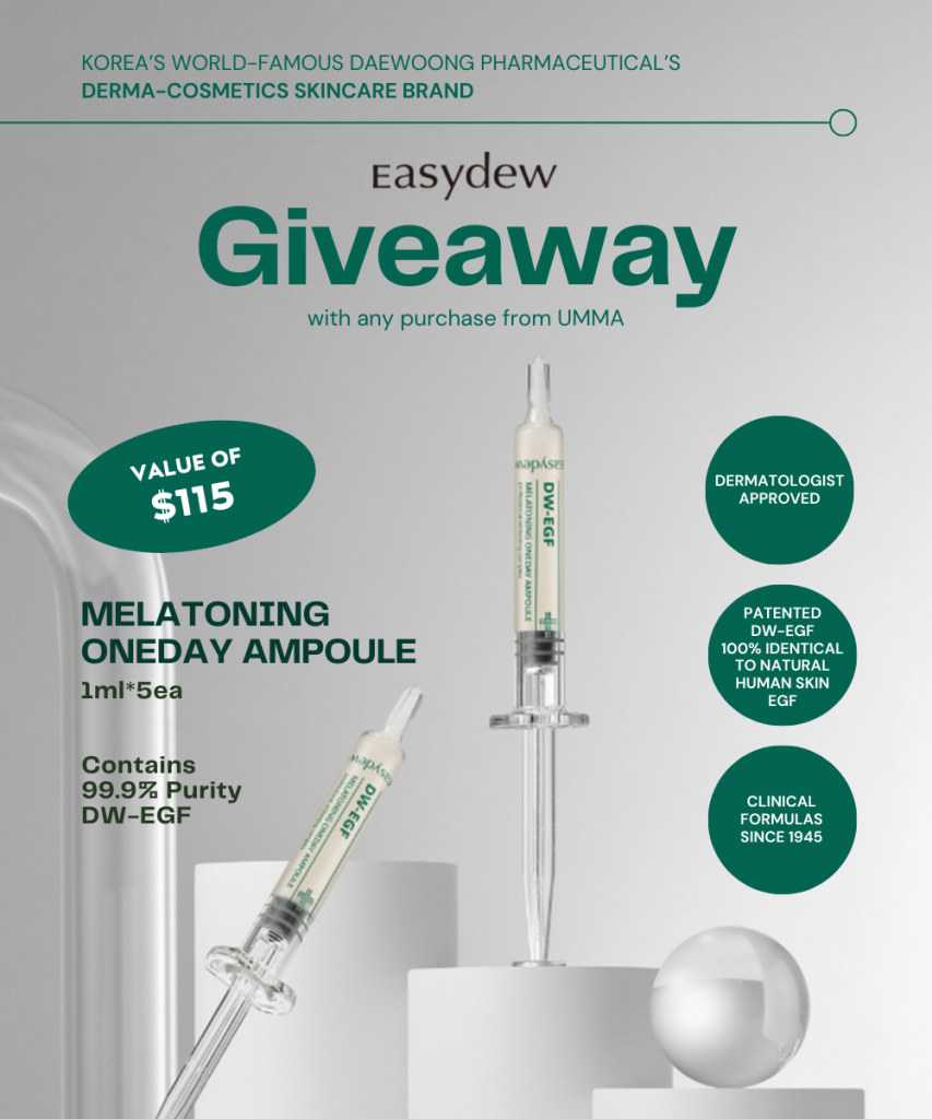 Easydew Giveaway with wholesale purchase from UMMA