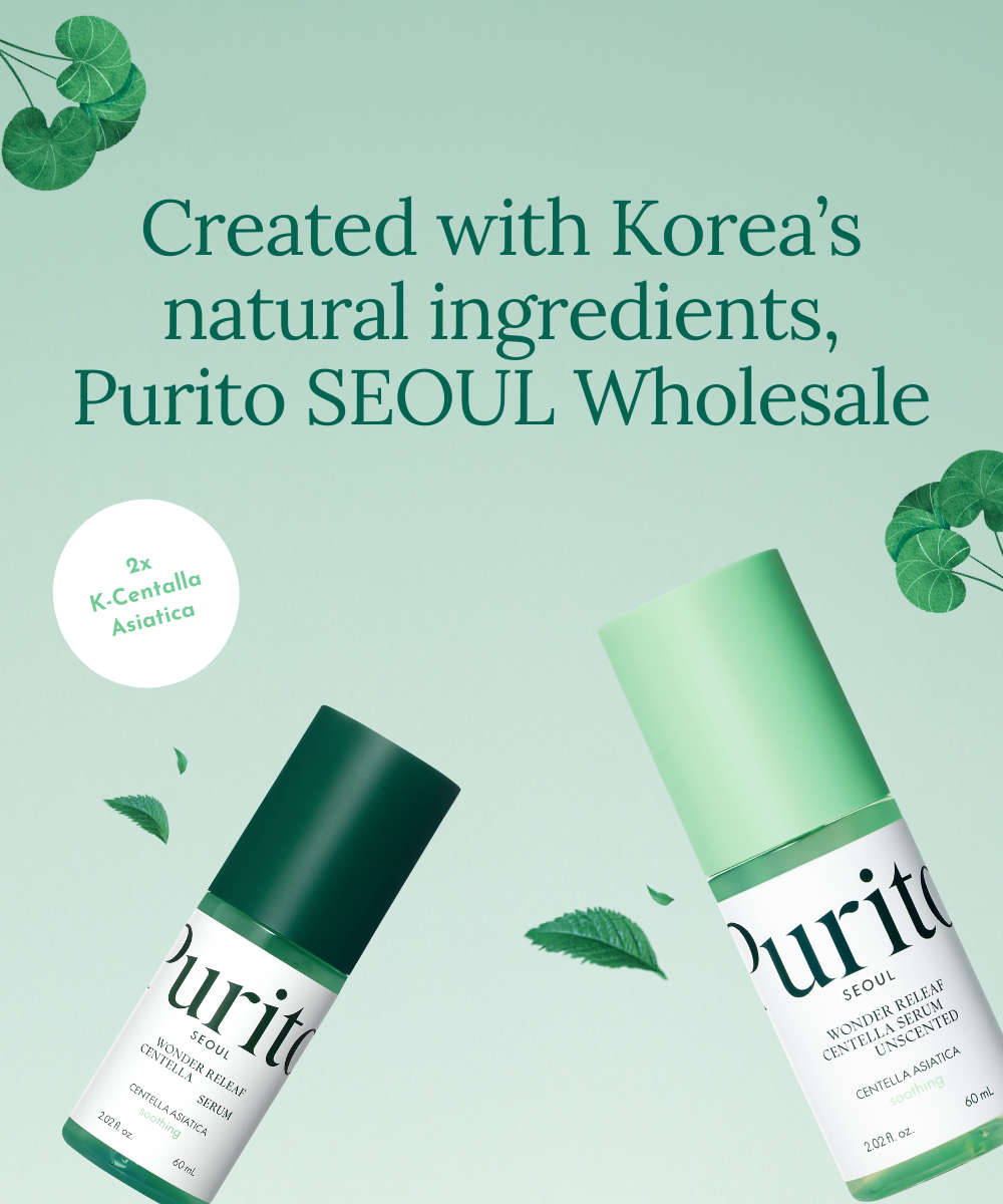Created with Korea’s natural ingredients, Purito SEOUL Wholesale