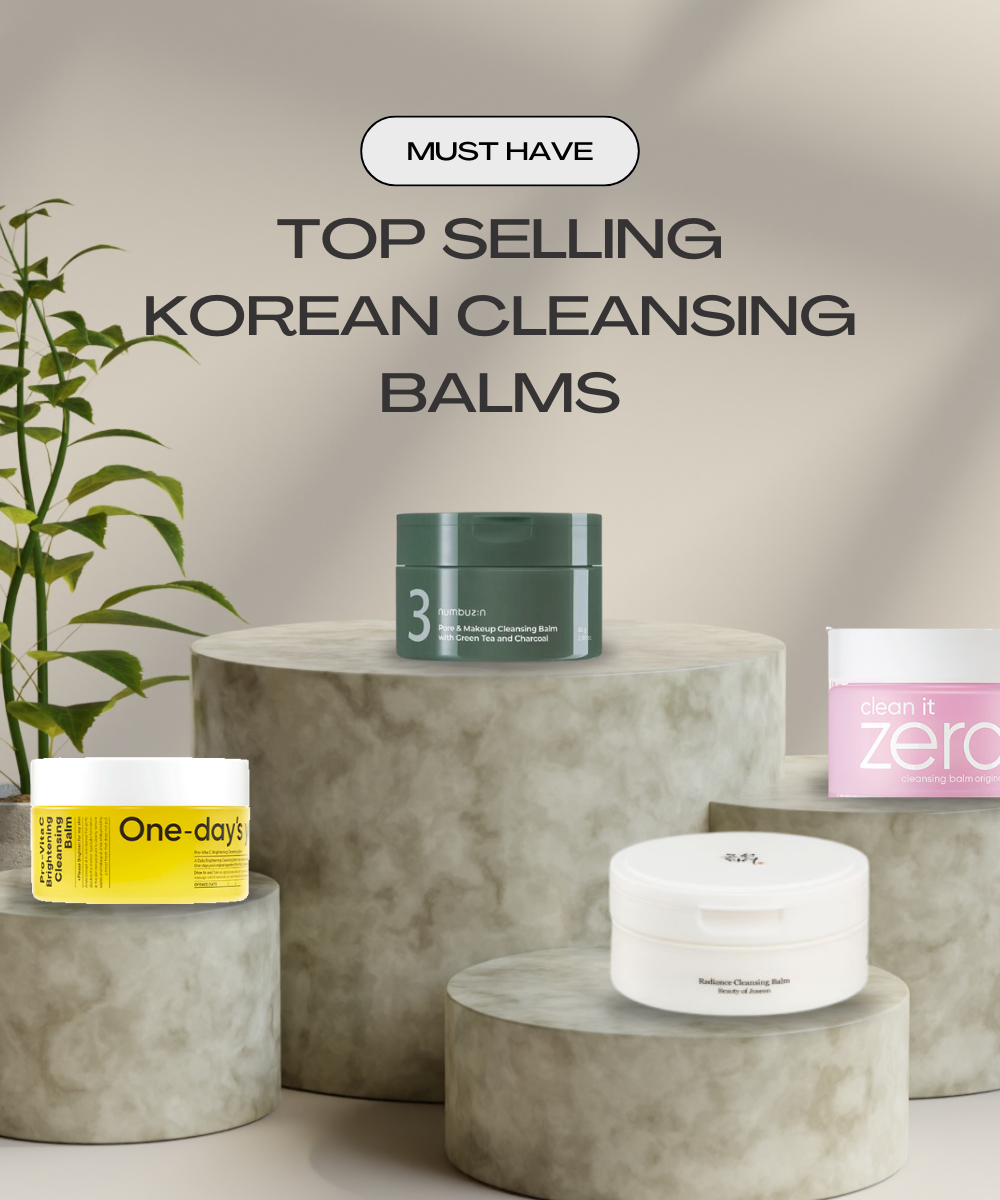Must-Have Top Selling Korean Cleansing Balms
