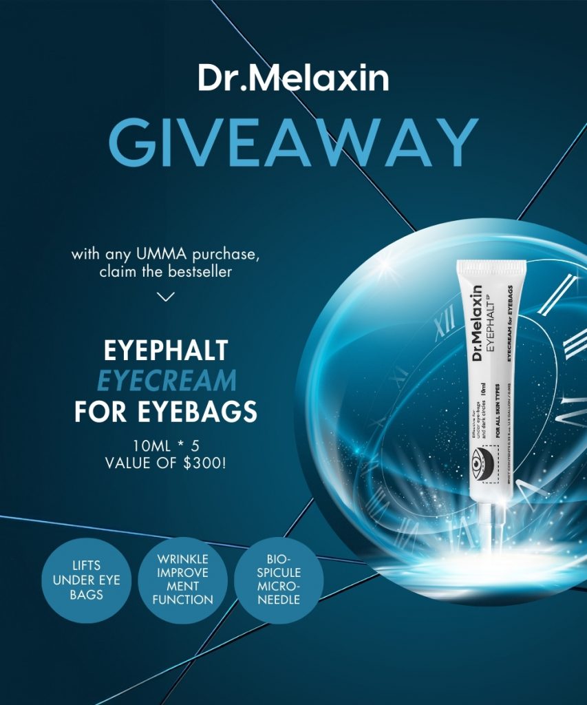 Dr.Melaxin giveaway with wholesale purchase from UMMA