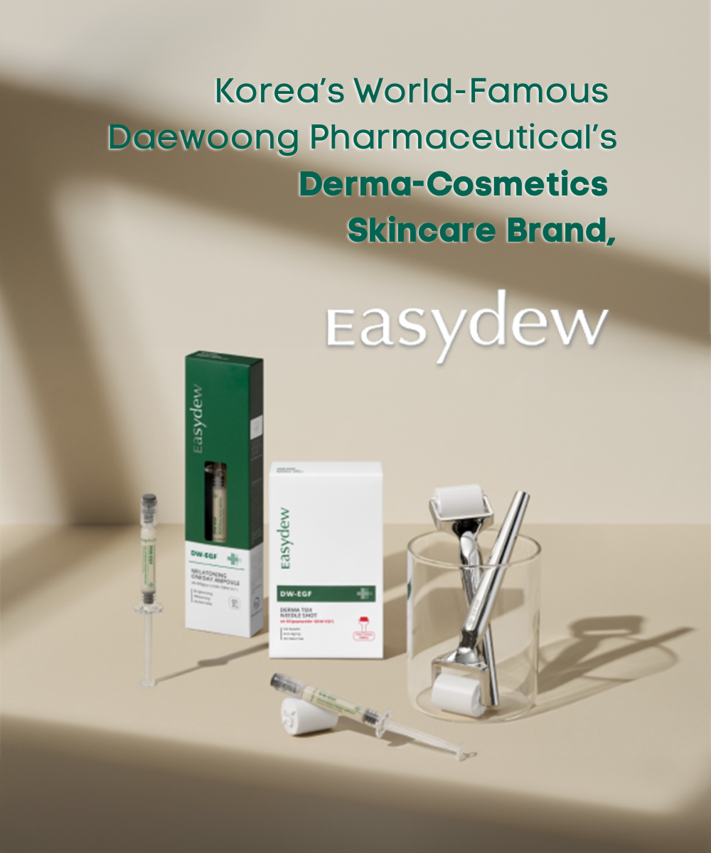 Korea Daewoong Pharmaceutical’s Derma-Cosmetic Skincare, Easydew Wholesale