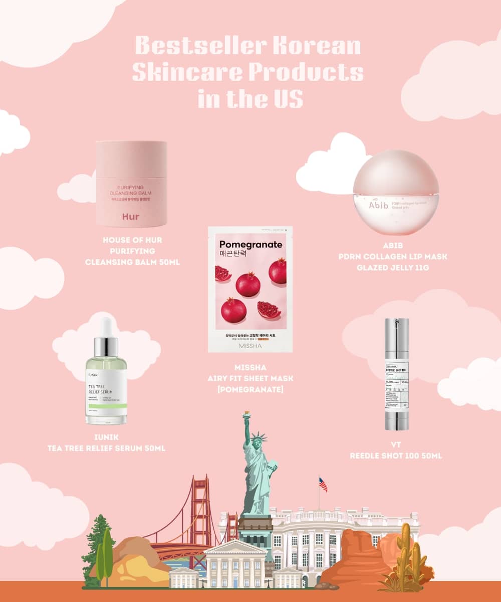 Bestseller Korean Skincare Products in the US