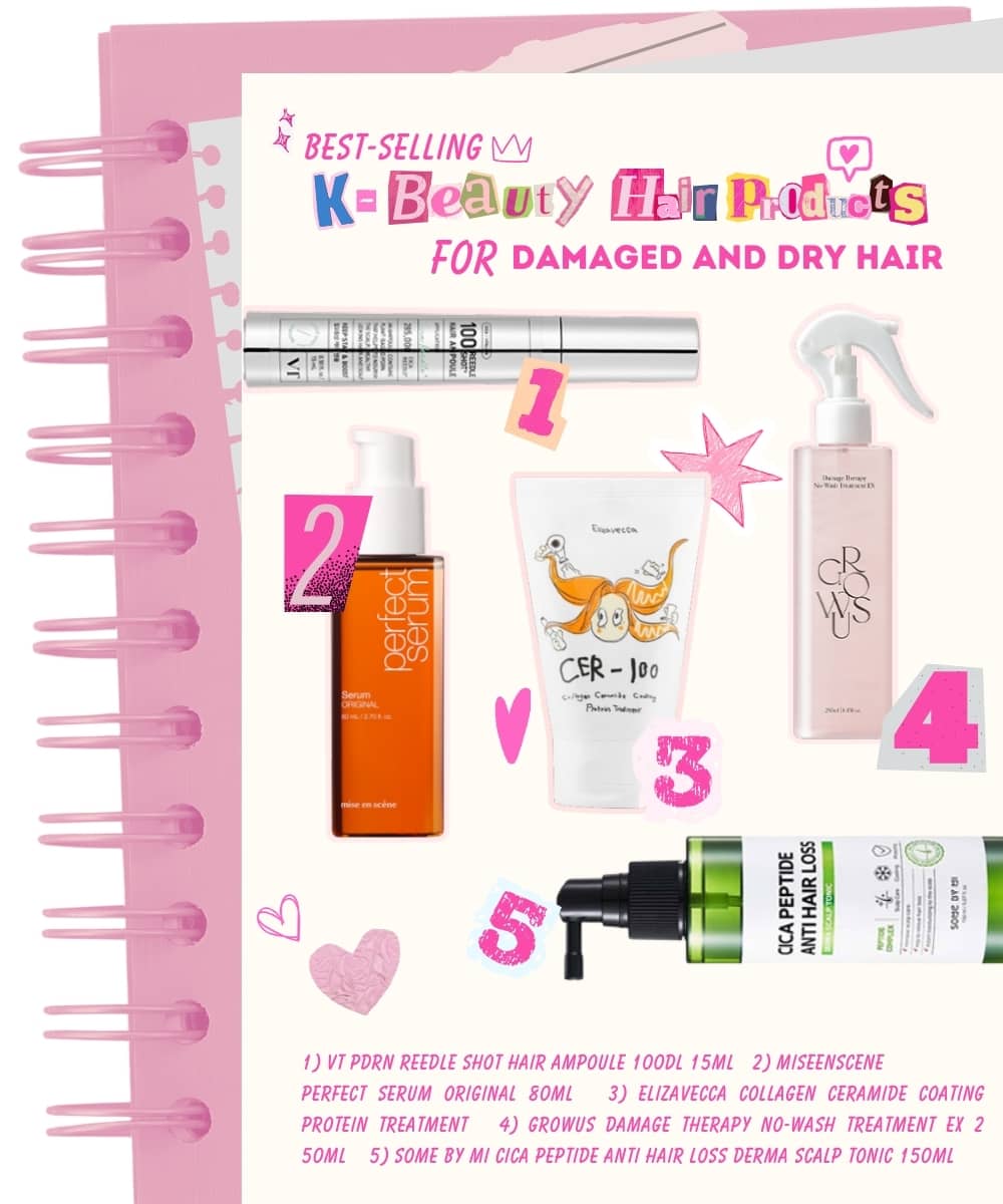 Best-Selling K-Beauty Hair Products for Damaged and Dry Hair