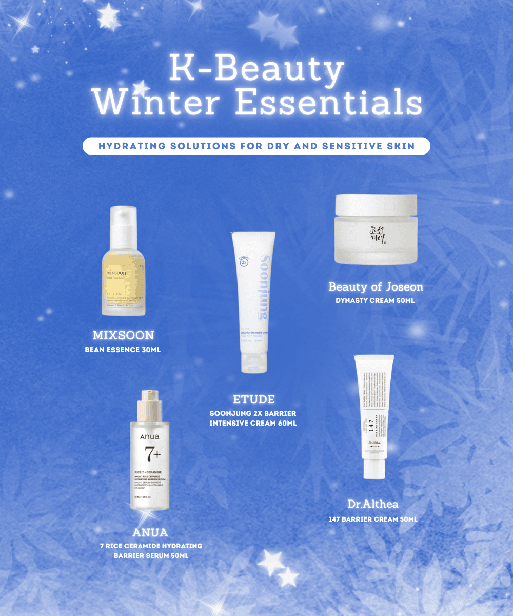 K-Beauty Winter Essentials: Hydrating Solutions for Dry and Sensitive Skin